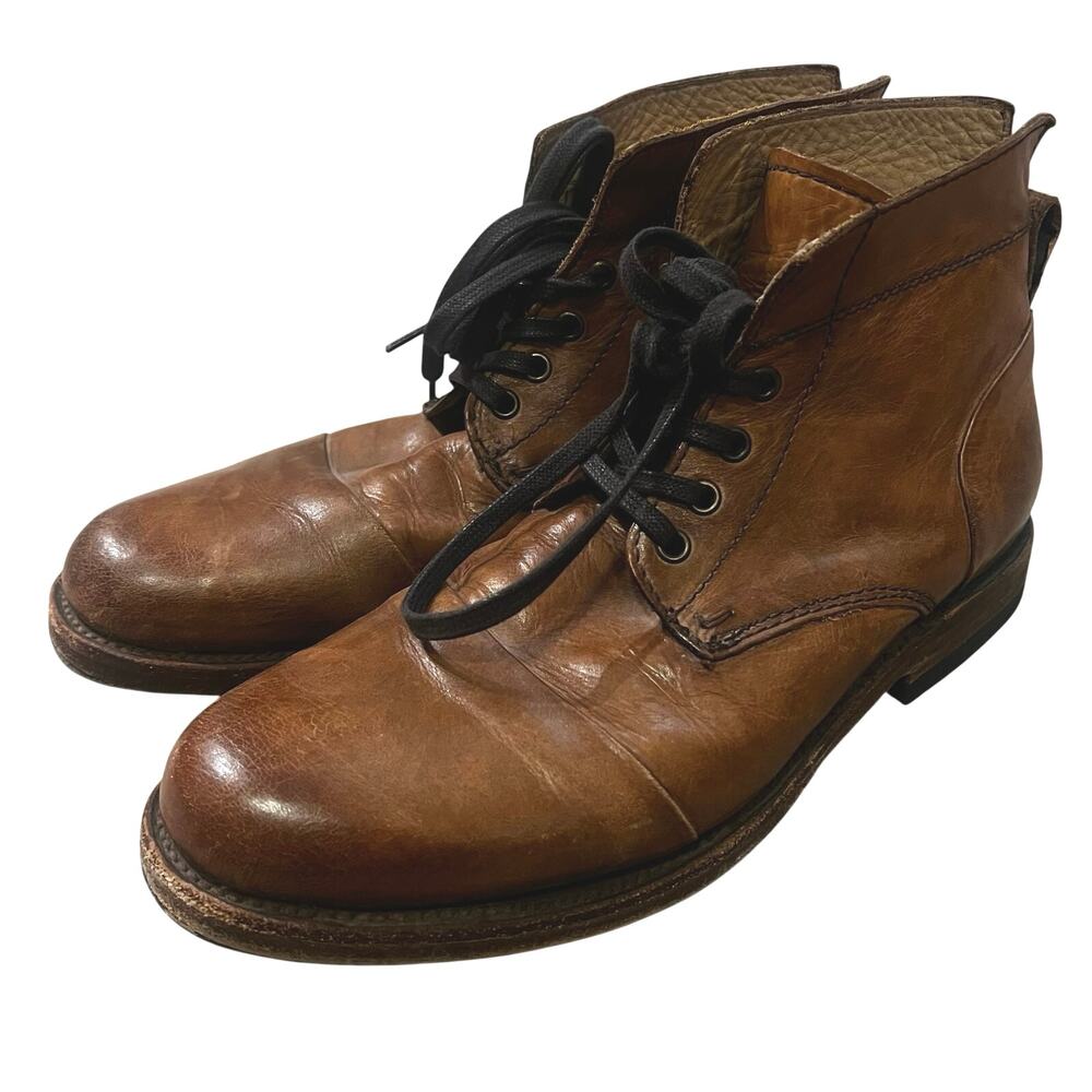 Sutro Footwear Alder Boot Men’s SZ 10M Hand Crafted Vibram Sole Brown Leather